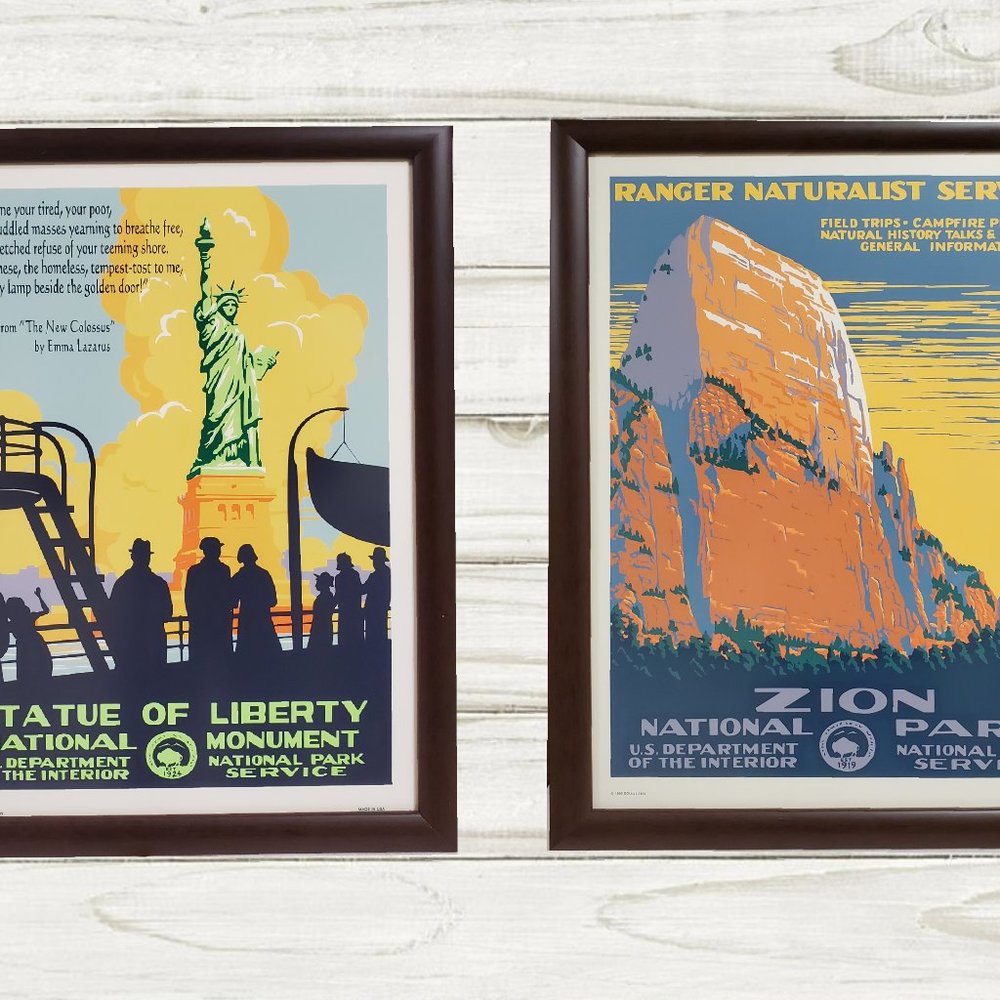 Pair of National Parks Gallery Framed Prints